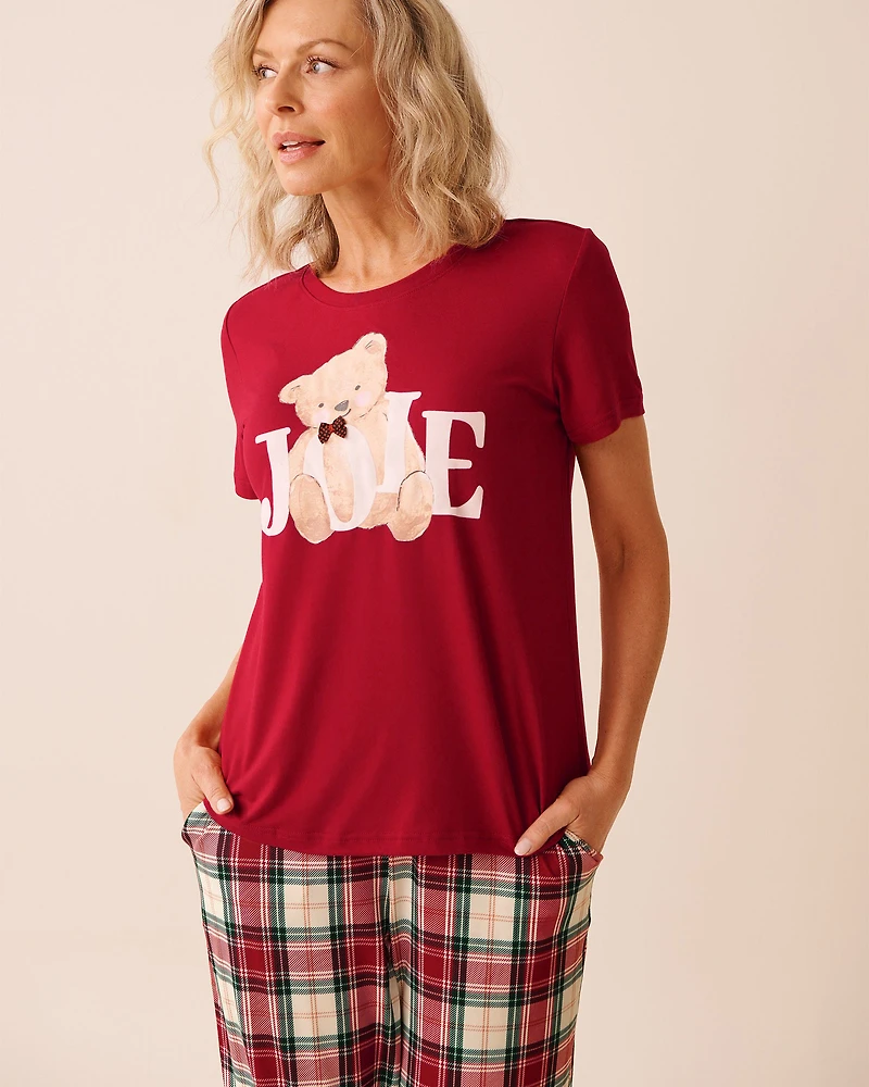 T-shirt ultra doux imprimé cerf