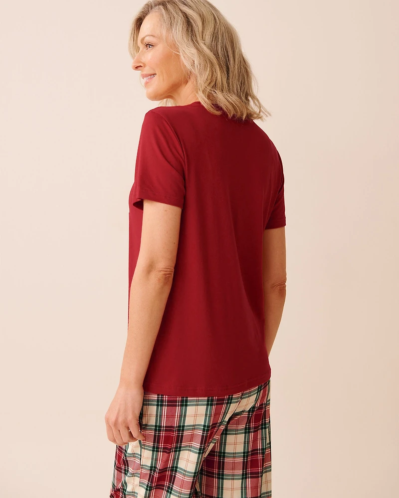 T-shirt ultra doux imprimé cerf