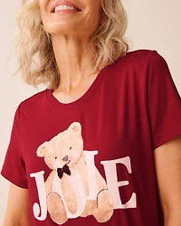 T-shirt ultra doux imprimé cerf