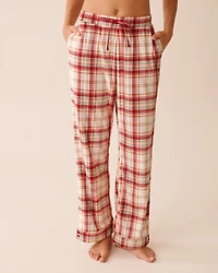 Farm Friends Print Soft Velour Pajama Pants