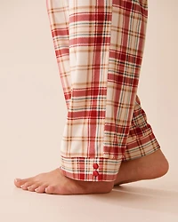 Farm Friends Print Soft Velour Pajama Pants