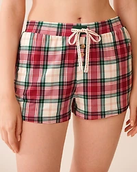 Short de pyjama ultra doux imprimé cerf
