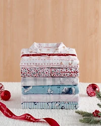 Ensemble pyjama en flanelle carreaux gris