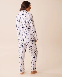 Ensemble pyjama en polaire imprimé ours
