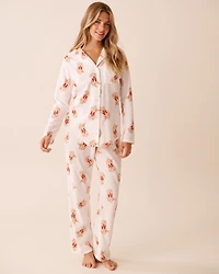 Ensemble pyjama en polaire imprimé ours