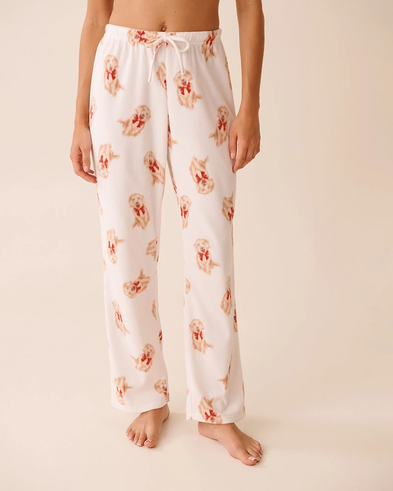 Ensemble pyjama en polaire imprimé ours