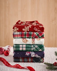 Polar Bear Print Microfleece PJ Set