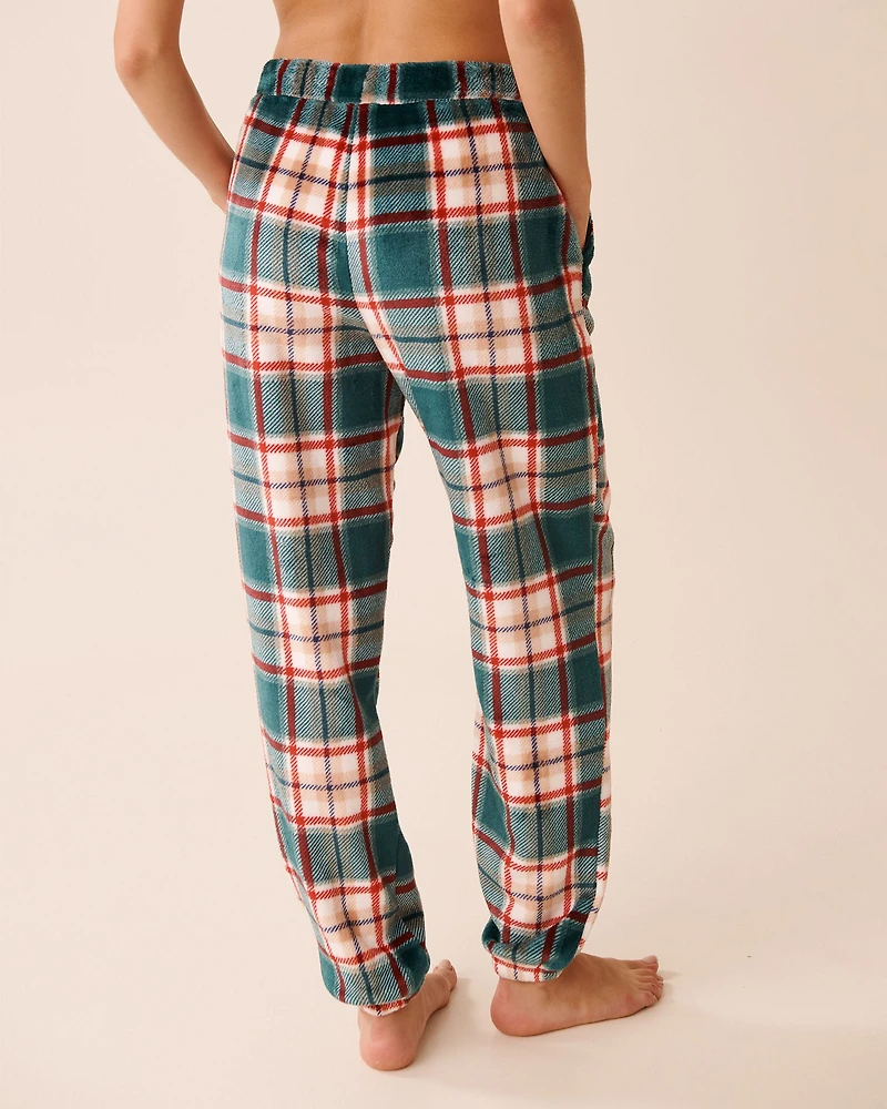 Ensemble pyjama en peluche douce imprimé cerf