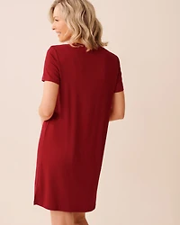 Chemise de nuit ultra douce imprimé cerf