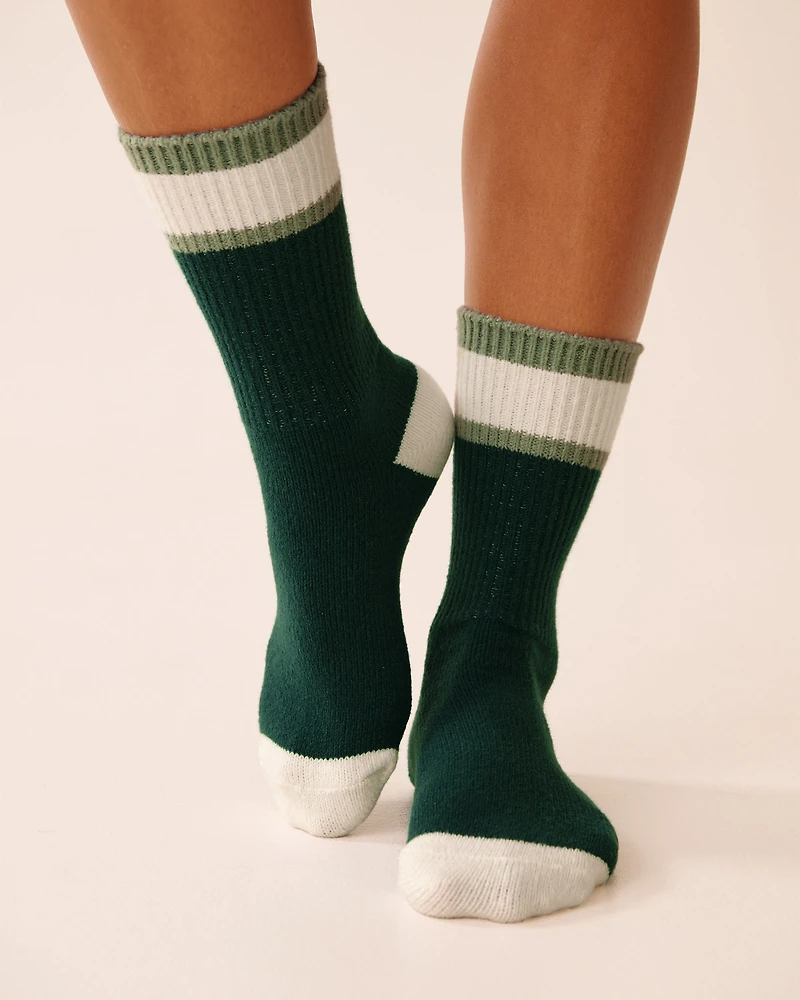 Mid-calf Knit Socks