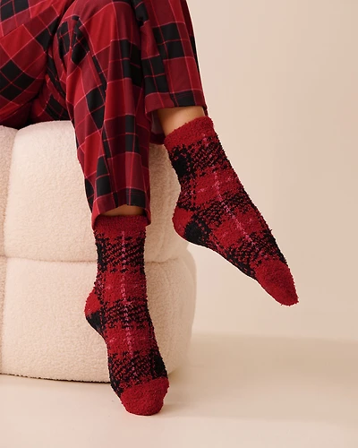 Plush Deer Socks