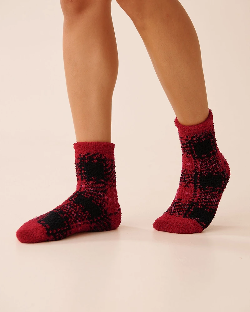 Plush Deer Socks