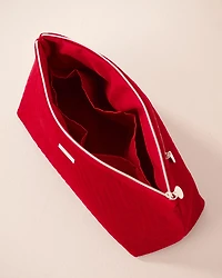 2-in-1 Velvet Cosmetic Bag