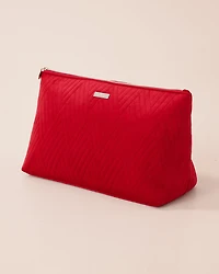 2-in-1 Velvet Cosmetic Bag