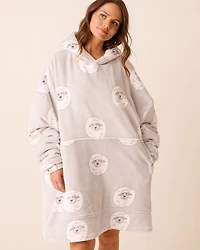 Sheep Soft Plush Oversized Hoodie