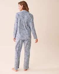 Polar Bear Print Microfleece PJ Set