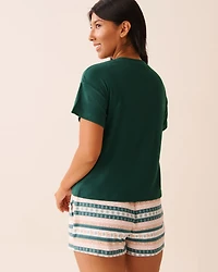 Deer Print Recycled Fibers T-shirt