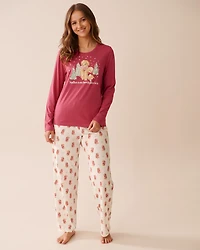 Dog Print Cotton PJ Set