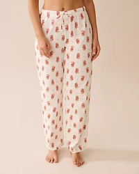Dog Print Cotton PJ Set