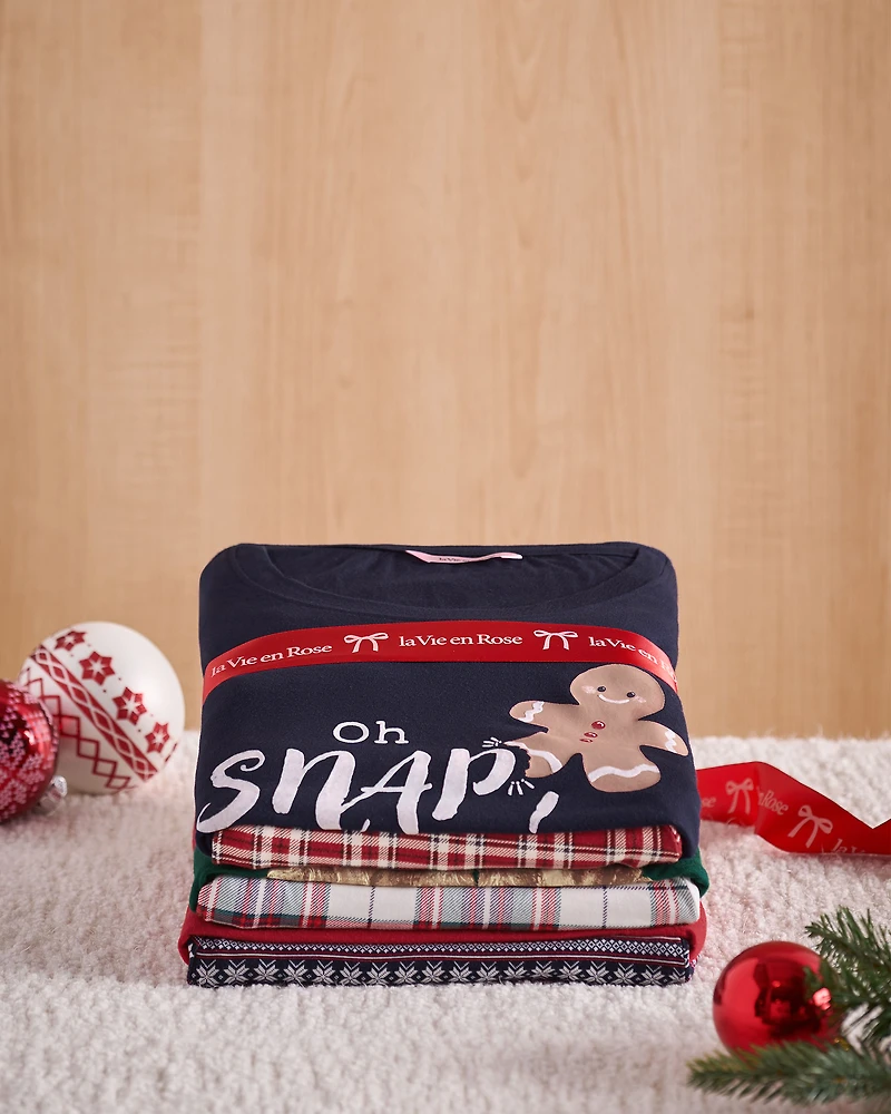 Dog Print Long Sleeve PJ Set