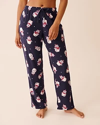 Ensemble pyjama en polaire carreaux rouges