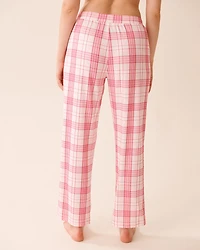 Pink Plaid Super Soft Pajama Pants