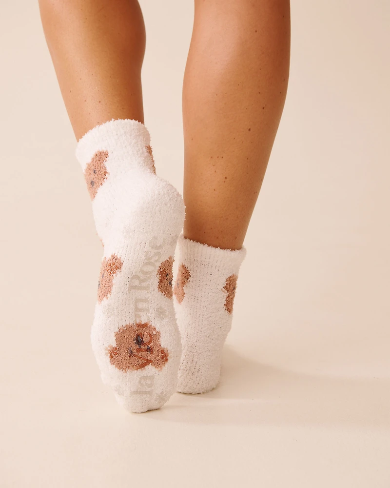 Plush Teddy Bear Socks