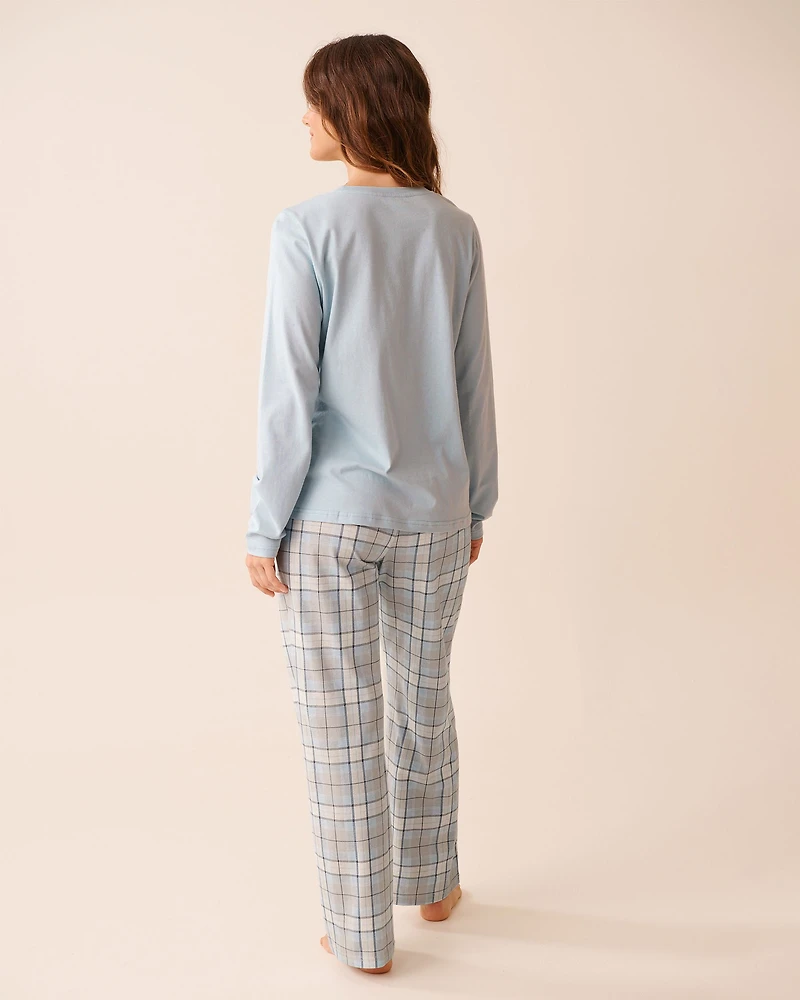 Ensemble pyjama en coton imprimé pain d'épices