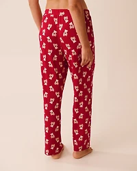 Teddy Bear Print Super Soft Pajama Pants