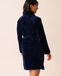 Robe de chambre en peluche douce