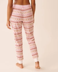 Sheep Print Waffle Knit Jogger Pajama Pants