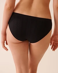 Seamless Fabric Pointelle Bikini Panty
