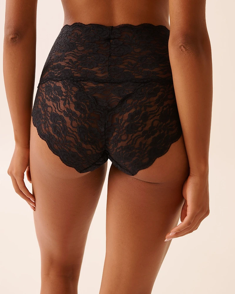 Lace High Waist Bikini Panty
