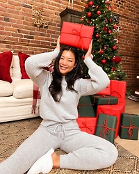 Cable Sleeve Knit Top