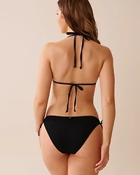 SMOCKED Triangle Bikini Top