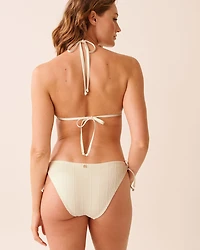 Haut de bikini triangle SMOCKED