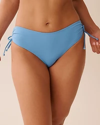 SERENE BLUE Side Tie Brazilian Bikini Bottom