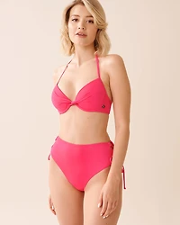 PINK PUNCH High Waist Cheeky Bikini Bottom