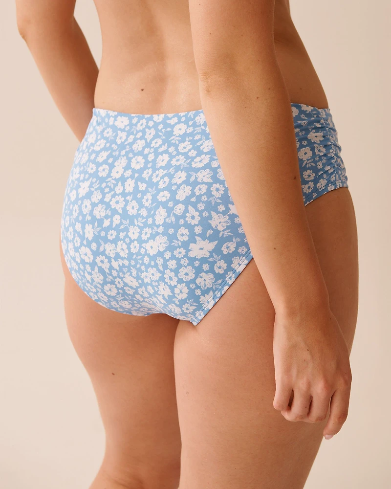 Bas de bikini taille mi-haute BLUE MEADOW