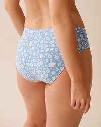 Bas de bikini taille mi-haute BLUE MEADOW