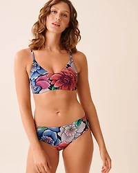 FLORAL POP Bralette Bikini Top