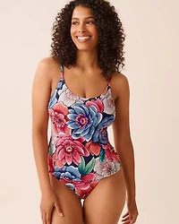 Haut tankini encolure ronde FLORAL POP