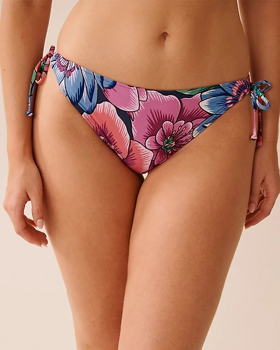 LILAC BLUE Side Tie Bikini Bottom