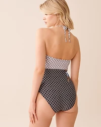 Maillot une-pièce bandeau HELLEBORE TILE
