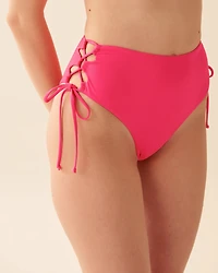 PINK PUNCH High Waist Cheeky Bikini Bottom