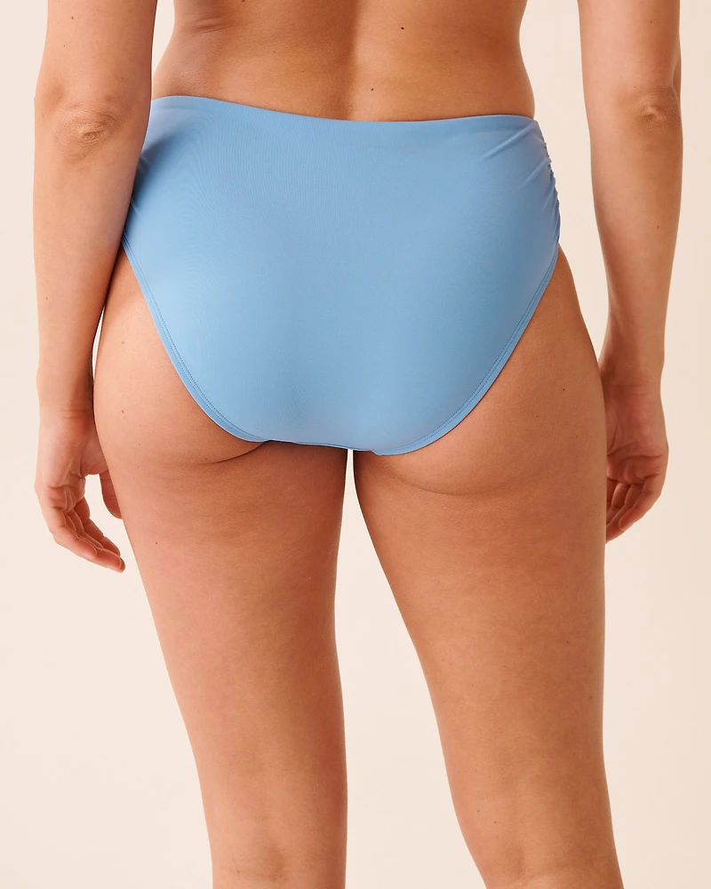 SERENE BLUE Mid-rise Bikini Bottom