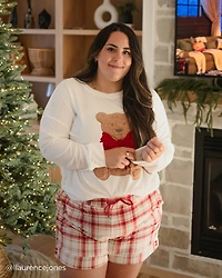 Teddy Bear Soft Velour Long Sleeve Shirt