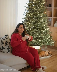 Comfort & Joy Print Super Soft Button-down Shirt