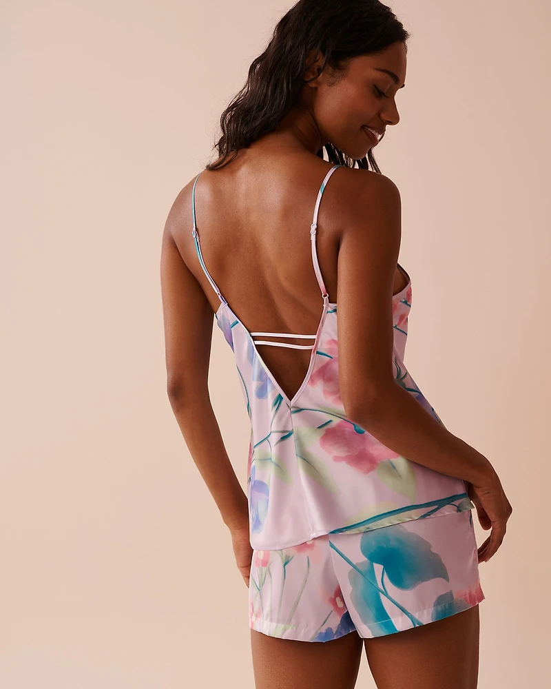 Camisole à soutien intégré en satin
