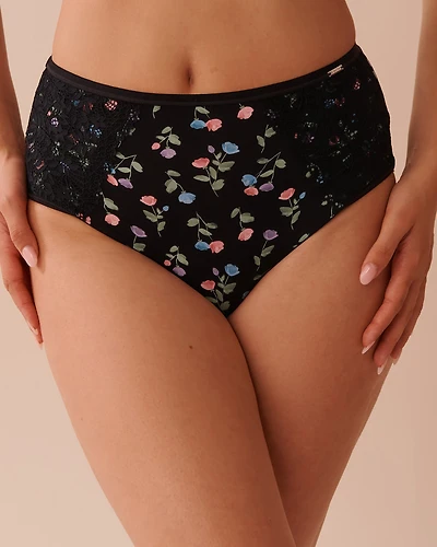Microfiber Sleek Back High Waist Bikini Panty